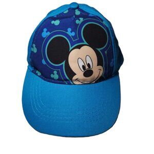 NWOT Disney Mickey House baseball cap hat turquoise blue green vacation Velcro